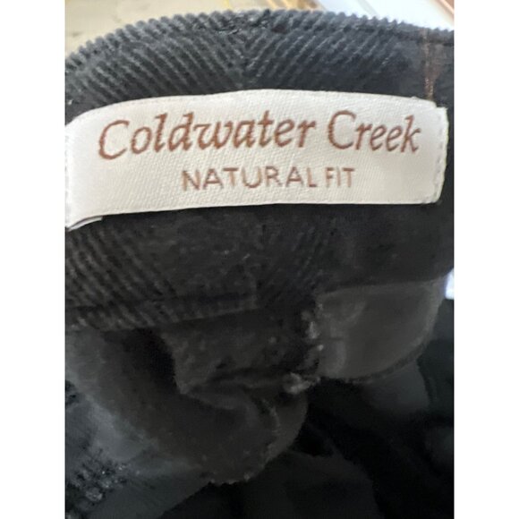 Coldwater Creek Natural Fit Bootcut Black Corduroy Pants - Picture 6 of 7